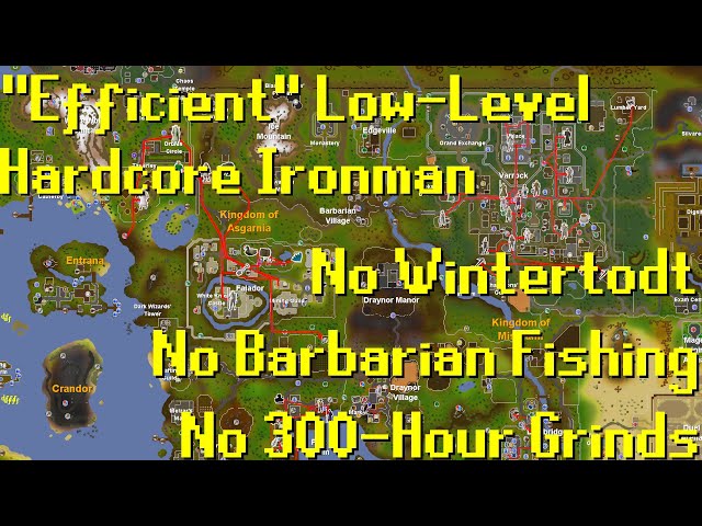 OSRS Efficient Ironman Guide (Optimal Quest Order/Rush to B Gloves)