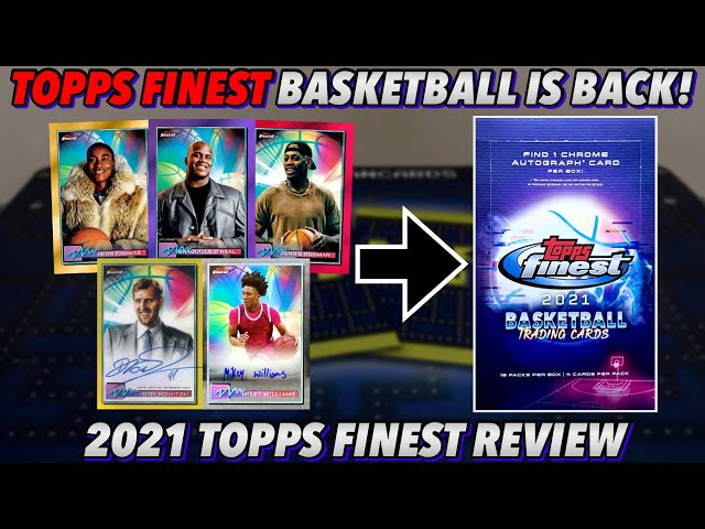 The Best of 2021 Topps Finest Basketball