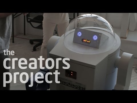 Candy-Dispensing Robot | Meet YesYesBot by YesYesNo (The Makers: Episode 2) - UC_NaA2HkWDT6dliWVcvnkuQ
