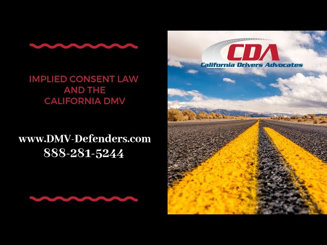  What Is The Implied Consent Law For Drivers Mspnow