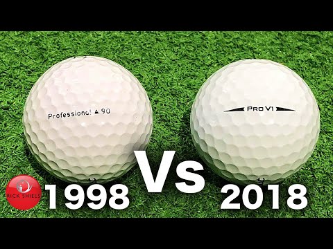 1998 Golf Ball Vs 2018 Golf Ball (20 Year Test) - UCFHZHhZaH7Rc_FOMIzUziJA