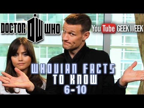 Doctor Who's MATT SMITH & JENNA COLEMAN: 10 Whovian Facts You Need to Know (6-10) - Geek Week - UCTAgbu2l6_rBKdbTvEodEDw