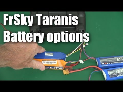 Battery options for the FrSky Taranis RC transmitter - UCahqHsTaADV8MMmj2D5i1Vw