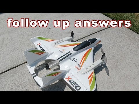 XK X450 VTOL Airplane Drone Follow Up  - UCnJyFn_66GMfAbz1AW9MqbQ