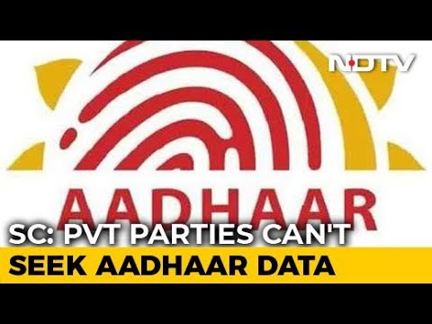 WATCH Aadhaar Constitutionally VALID,  rules Supreme Court, Adds CONDITIONS #India #Historic