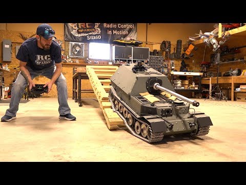 GIANT TANK DESTROYER: FIRST DRIVE! FERDINAND ELEFANT ARMORTEK All Metal 1/6 Scale | RC ADVENTURES - UCxcjVHL-2o3D6Q9esu05a1Q