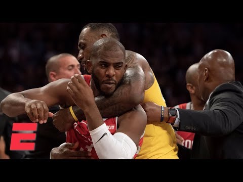 Rockets vs Lakers fight with Chris Paul, Rajon Rondo and Brandon Ingram ejected | NBA Highlights - UCiWLfSweyRNmLpgEHekhoAg