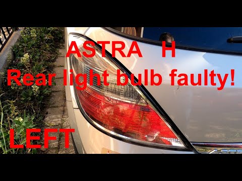 Пошаговая инструкция: Как заменить лампочки стоп-сигналов на Opel Astra