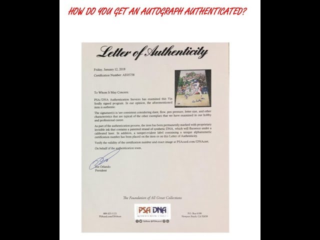 How To Get A Signed Baseball Authenticated?
