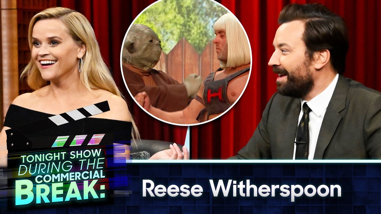 During Commercial Break: Reese Witherspoon Loves Baby Yoda | The Tonight Show Starring Jimmy Fallon