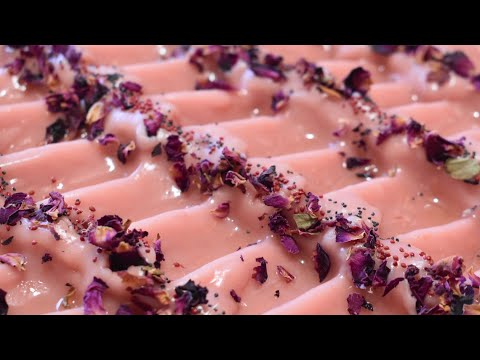 Rustic Rosewood and Musk Loofah Cold Process Soap Making | Heat Transfer Method | Aloe Vera Soap - UClN5CUhtWenxWs8eD0qGlkg