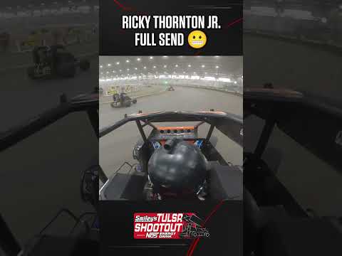 🫣 Hang on RTJ! #TulsaShootout 🤠 - dirt track racing video image