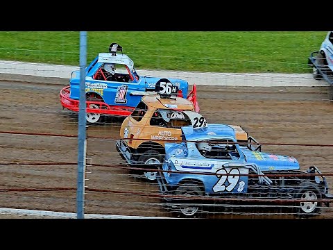 Huntly Speedway - Opening Night Golden Oldies Stockcars - 9/11/24 - dirt track racing video image