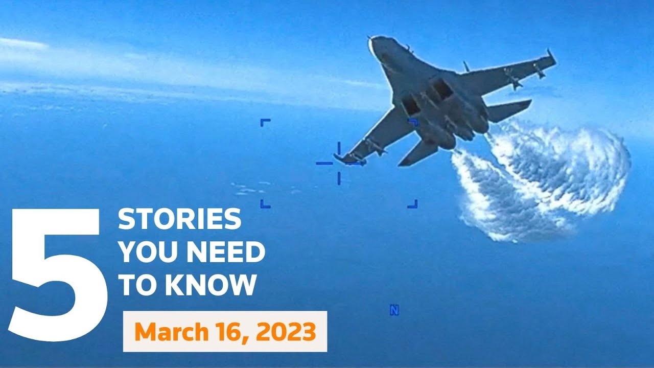 March 16, 2023: Credit Suisse, US Drone crash, South Korea and Japan, Trump, US Weather