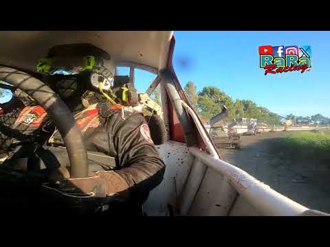 Onboard Heat 2 - ACON NK Stockcars - 9 augustus 2025 - Brisca F1 FRL79 Louw de Vries - RaRaRacing - dirt track racing video image