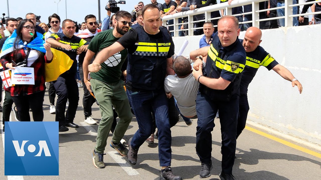 Arrests in Georgia Amid Anti-Russian Protests | VOA News