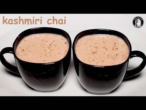 Kashmiri Chai Recipe - How to make Pink Tea - Gulabi Chai Recipe by Kitchen With Amna - UCQ2P7C8UGoVM6AhqsVx-M0Q