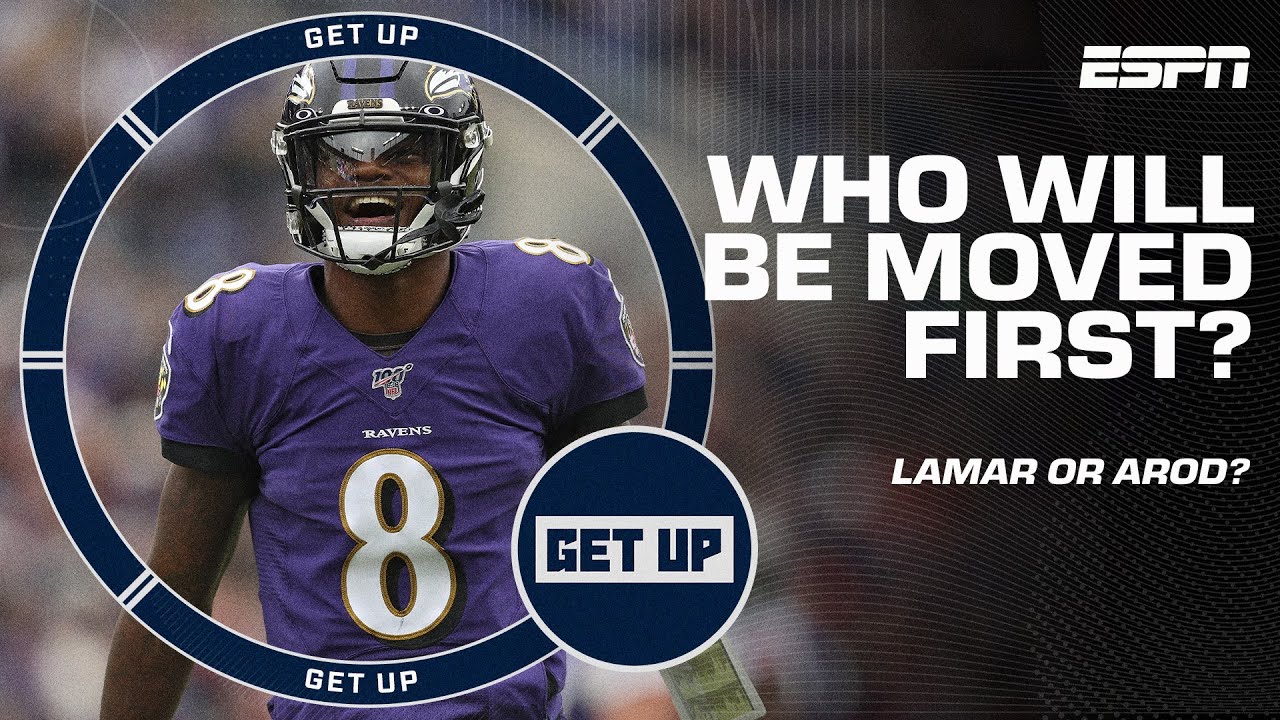 Which QB will likely get moved first: Aaron Rodgers or Lamar Jackson? 👀 | Get Up