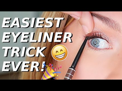 Eyeliner Trick For Hooded, Downturned, Aging Eyes | Quick EASY Eye Lift! - UCb4iUMjpHZCiATCCwPaO47Q