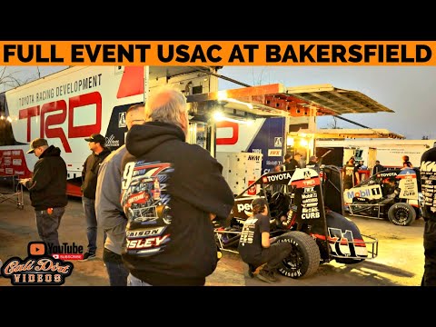 USAC Nationals Midgets FULL EVENT November Classic Oildale Bakersfield Speedway - dirt track racing video image