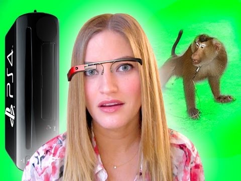 PS4, GOOGLE GLASS AND A MONKEY DOING PUSH UPS! #ijlikes | iJustine - UCey_c7U86mJGz1VJWH5CYPA