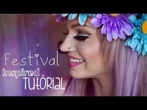 Festival Inspired & Layered Eyeliner Makeup Tutorial - UCoziFm3M4sHDq1kkx0UwtRw