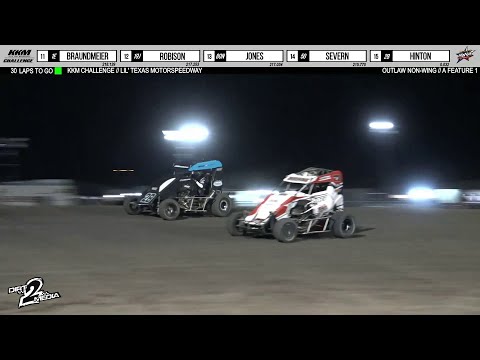 9.23.23 POWRi Outlaw Micro Sprints Texas Micro Mania KKM Giveback Championship Night Highlights - dirt track racing video image
