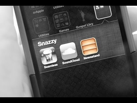 Put iOS 5's Annoying Newsstand.app in a Folder without Jailbreaking - UCO2x-p9gg9TLKneXlibGR7w