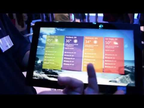 Windows 8 Tablet Demo at CES 2012 - UCXGgrKt94gR6lmN4aN3mYTg