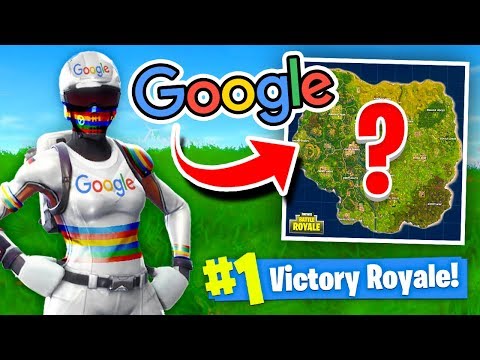 Using GOOGLE To WIN FORTNITE Battle Royale! - UCh7EqOZt7EvO2osuKbIlpGg