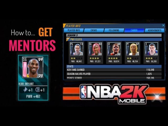 How To Get Mentors In Nba 2K Mobile?