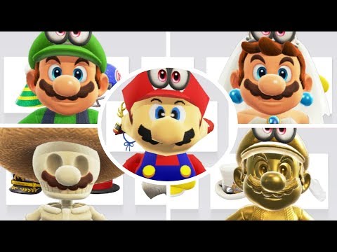 Super Mario Odyssey - All Costumes & Hats - UC-2wnBgTMRwgwkAkHq4V2rg