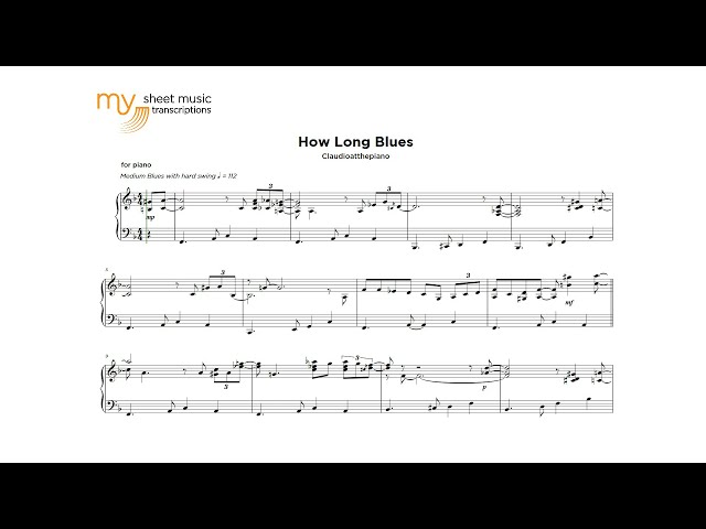 How Long Will the Blues Sheet Music Last?