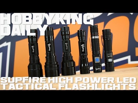 SupFire High Power LED Tactical Flashlights - HobbyKing Daily - UCkNMDHVq-_6aJEh2uRBbRmw