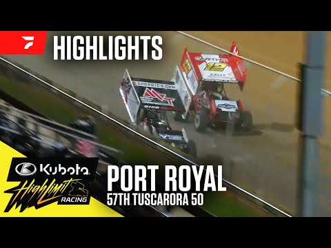 Tuscarora 50 | Kubota High Limit Racing at Port Royal Speedway 9/7/24 | Highlights - dirt track racing video image