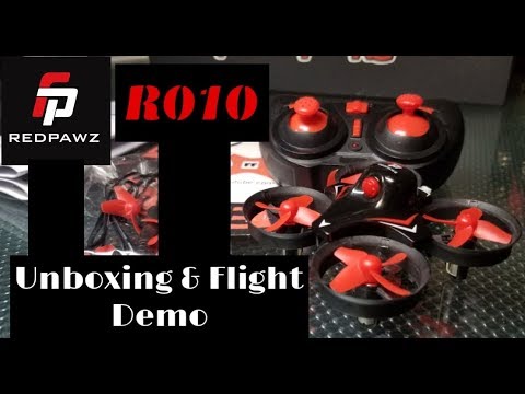 RedPawz R010 Unboxing and Flight Demo - UCNUx9bQyEI0k6CQpo4TaNAw