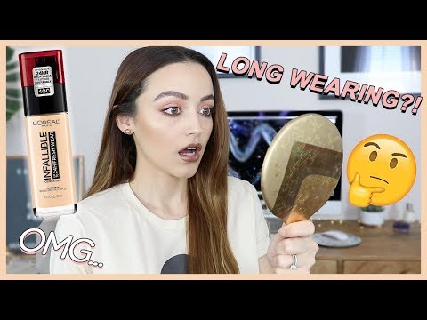 LOREAL INFALLIBLE FRESH WEAR FOUNDATION WEAR TEST - UC8v4vz_n2rys6Yxpj8LuOBA