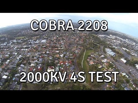 Cobra 2208 2000kv 4S Test // Blackout 330 // Cobra 2208-20 // Naze32 - UCkous_8XKjZkKiK5Qe13BXw