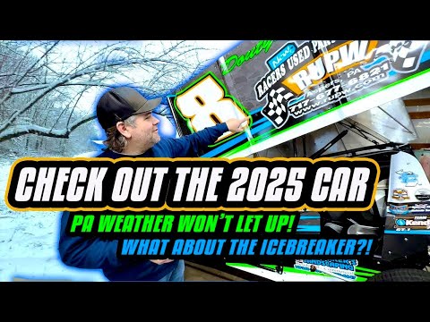 2025 Car Reveal!! - Billy Dietrich 410 Dirt Track Sprint Car - dirt track racing video image