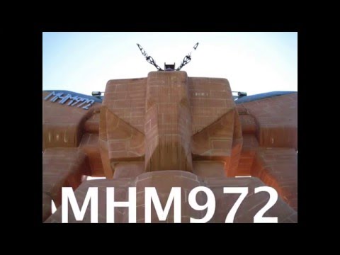 brick robot sculpture