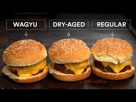 WAGYU Burger vs DRY-AGED Burger vs AMAZING Burger - UCfE5Cz44GlZVyoaYTHJbuZw