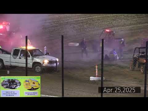 Electric City Speedway  Butler Mo.  4-25-25 - dirt track racing video image