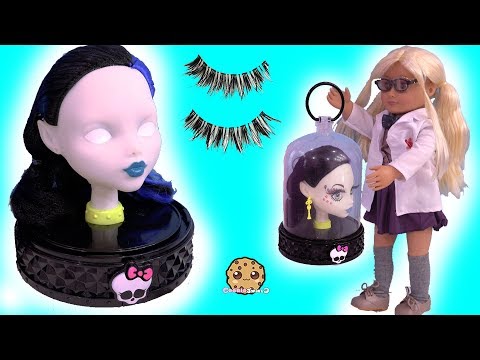 Makeup / Face Makeover On Monster High Style Head ! Toy Video - UCelMeixAOTs2OQAAi9wU8-g