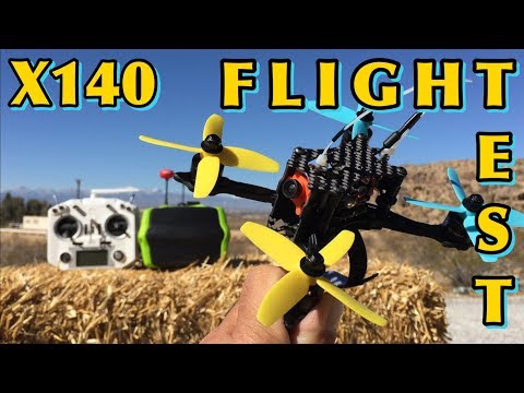 SKYSTARS X140 140mm Micro FPV Racing Drone DIY Kit Flight Test - UC9l2p3EeqAQxO0e-NaZPCpA