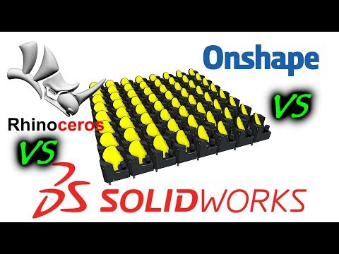 MCAD Shootout! - Rhino vs Solidworks vs OnShape - UC2DjFE7Xf11URZqWBigcVOQ