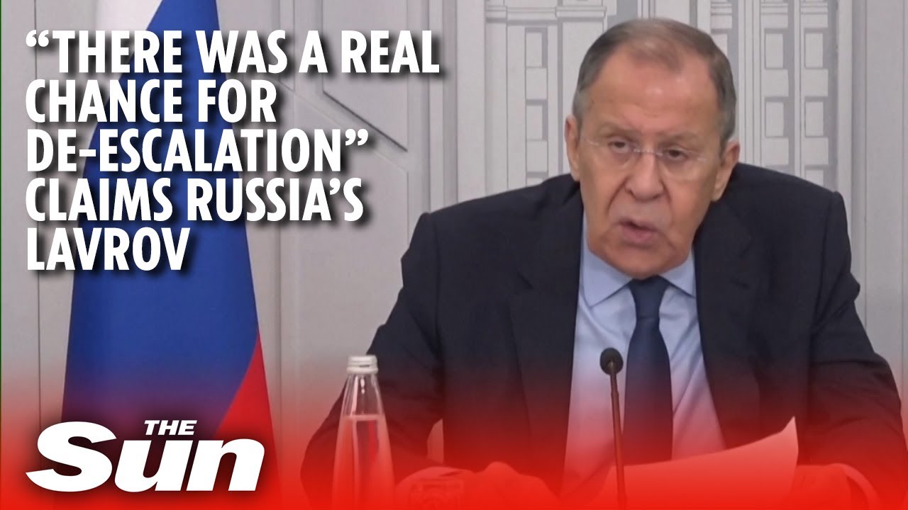 Russia’s Lavrov claims "West missed a chance to avoid Ukraine conflict"