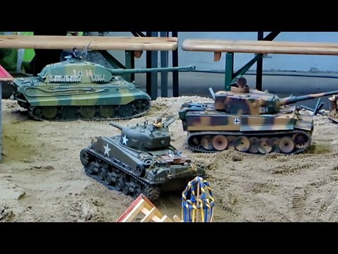 RC Tanks in Action Panzer Militärfahrzeuge Tank Treffpunkt Modellbau Paaren im Glien 2015 *HD* - UCH6AYUbtonG7OTskda1_slQ