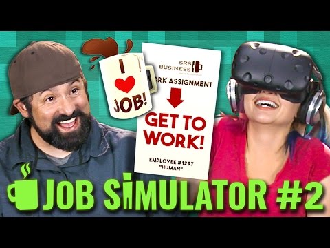 ADULTS PLAY VR! Job Simulator: Office Worker (Adults React: Gaming) - UCHEf6T_gVq4tlW5i91ESiWg