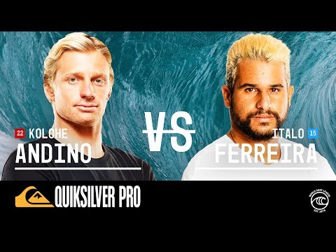 Kolohe Andino vs. Italo Ferreira - Quarterfinals, Heat 4 - Quiksilver Pro France 2019