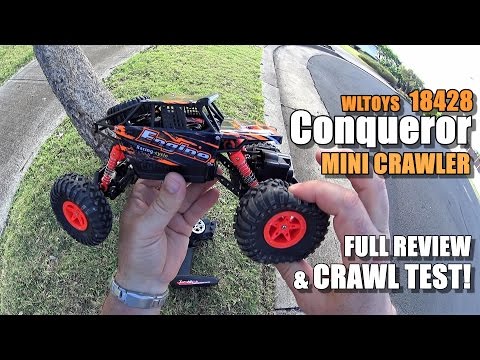 WLTOYS 18428 1:18 Scale Rock Crawler Review - [Unbox, Inspection, Crawl Test, Pros & Cons] - UCVQWy-DTLpRqnuA17WZkjRQ